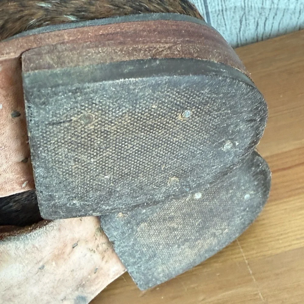 D’MENDEZ Cow Hide Made in Mexico Children’s Western Boots Size MX 17 US 10